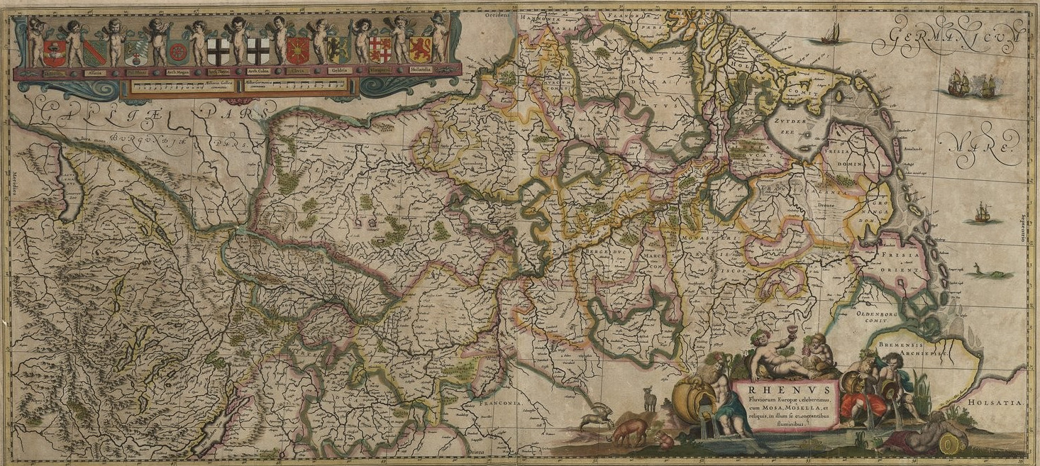 carte du Rhin