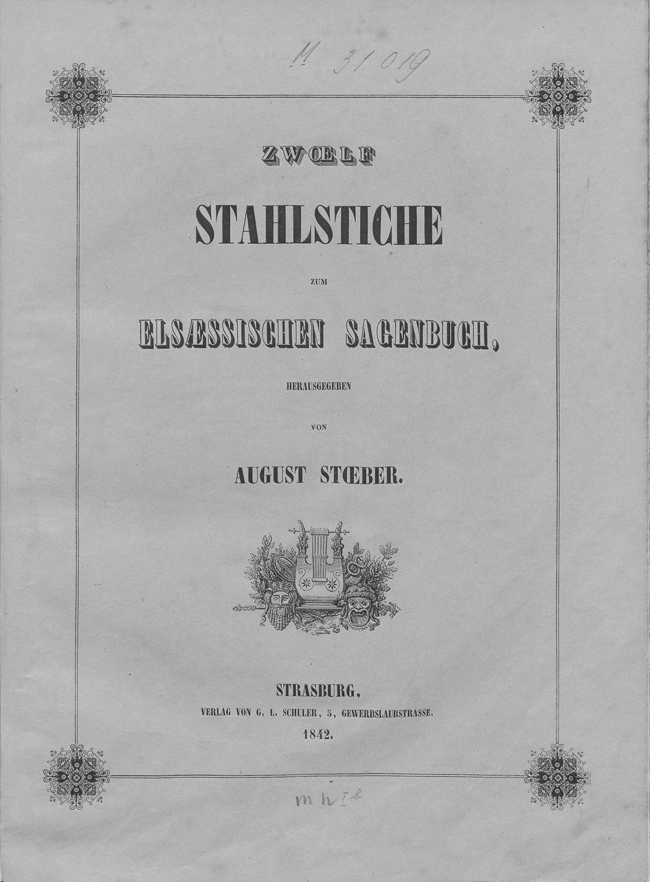 Zwoelf, Stathlstiche zum Elsaessischen sagenbuch