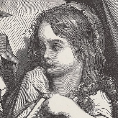 Gustave Doré - Le petit Chaperon Rouge (détail)