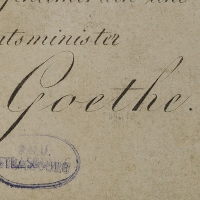 vignette signature goethe