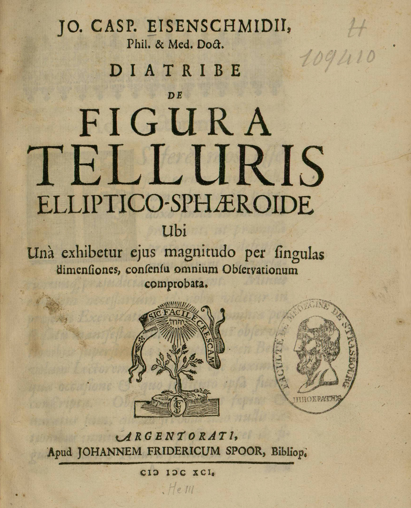 Diatribe de figura telluris elliptico-sphaeroide