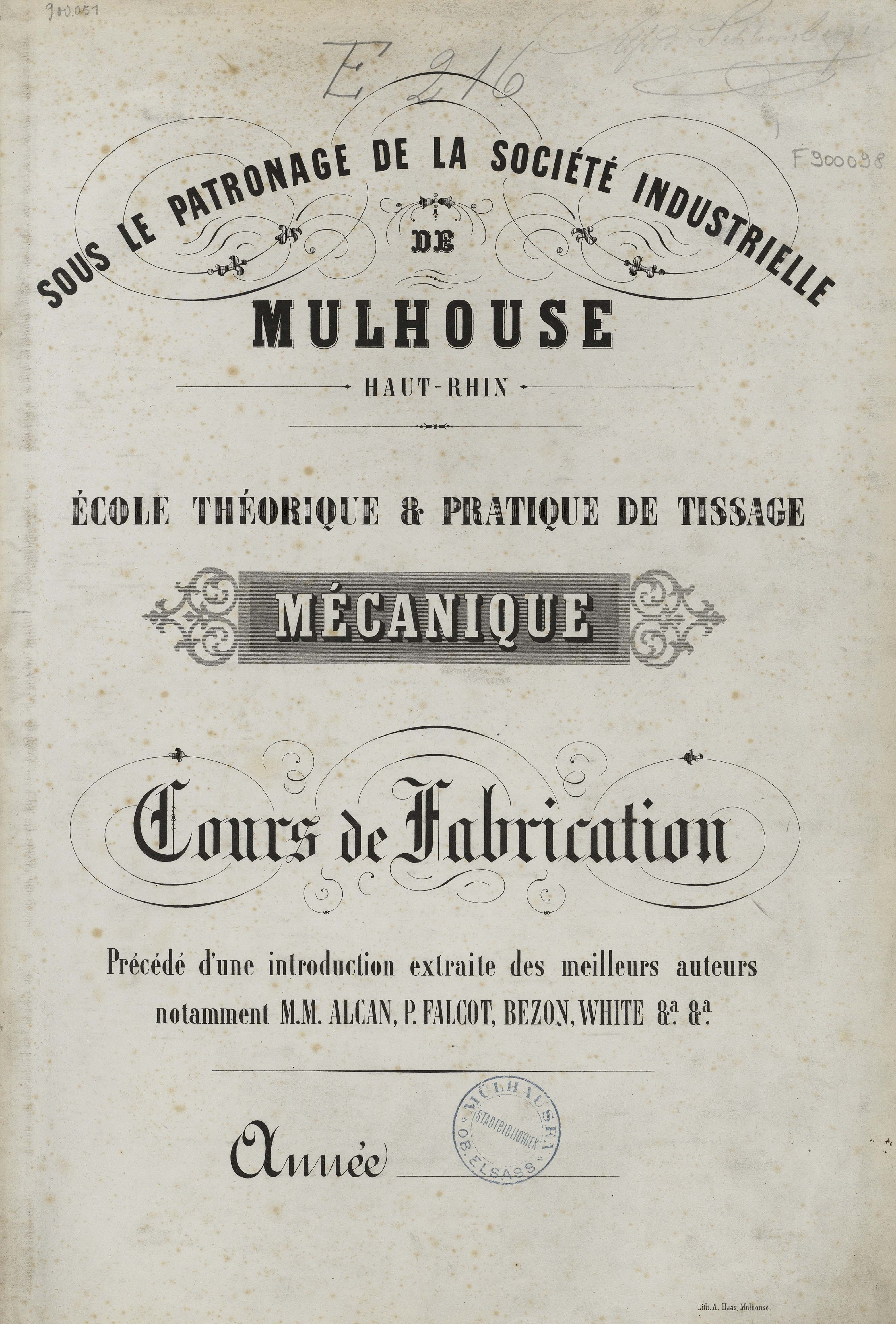 page de titre de l'album