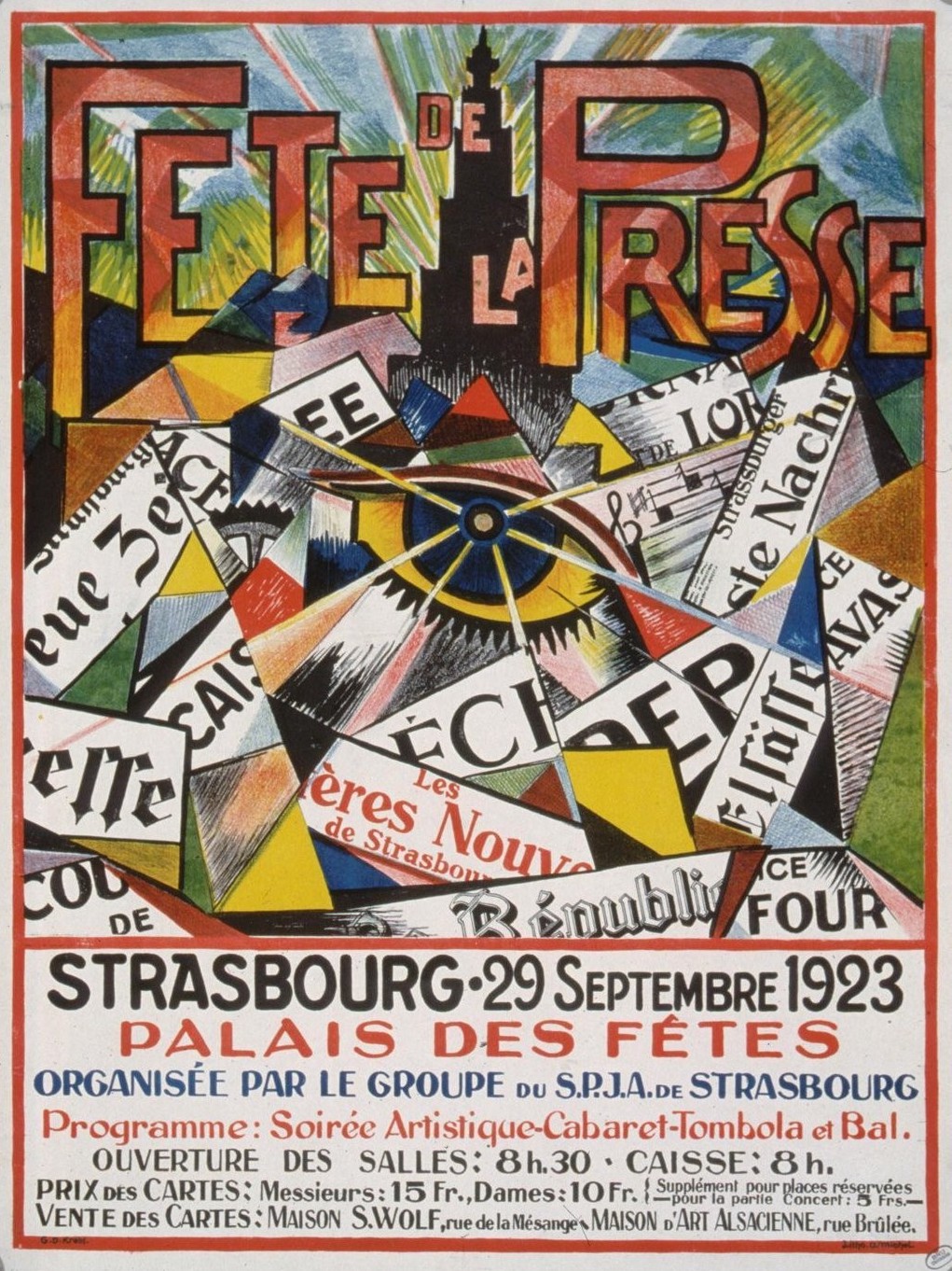 Affiche fête de la presse