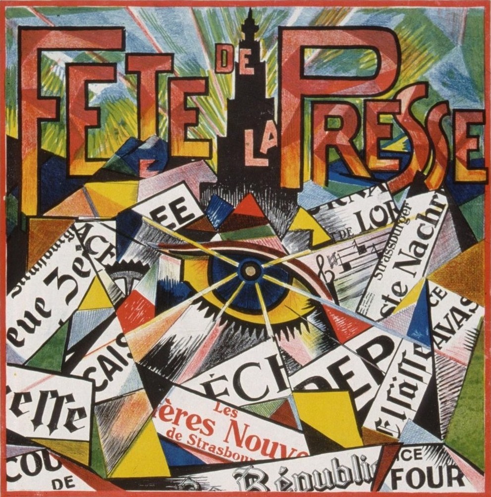 Détail affiche fête de la presse