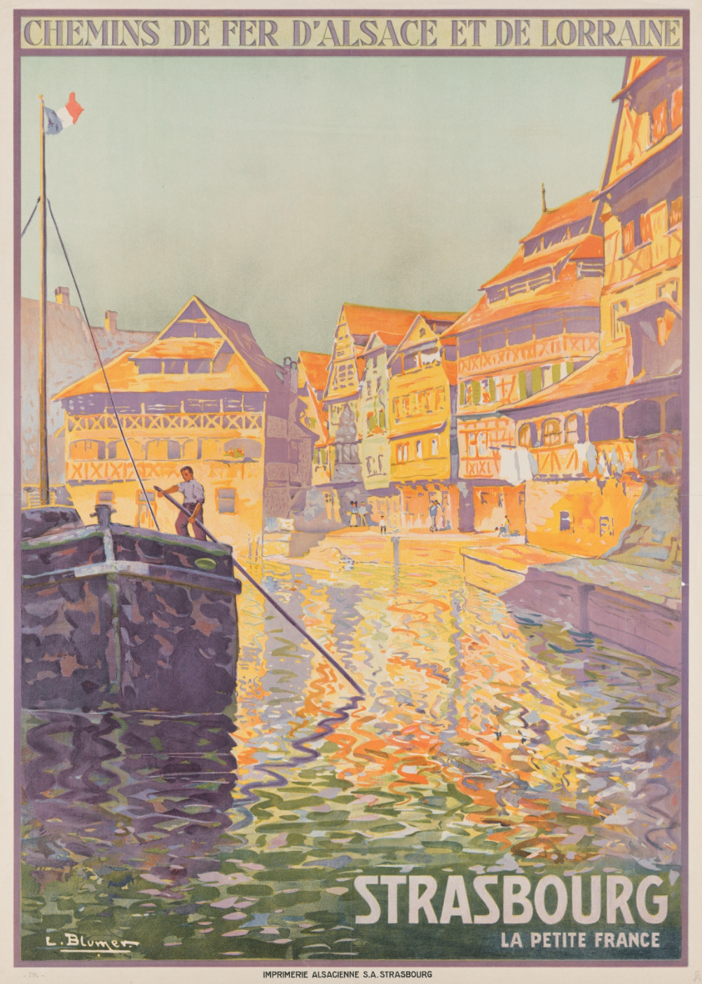 Affiche de la petite France de Blumer