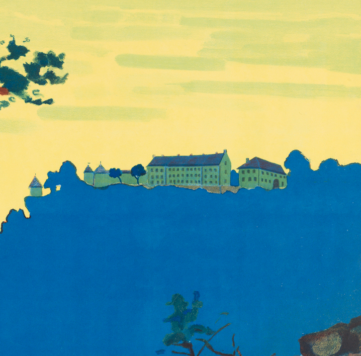 Détail de l'affiche du Mont Sainte Odile