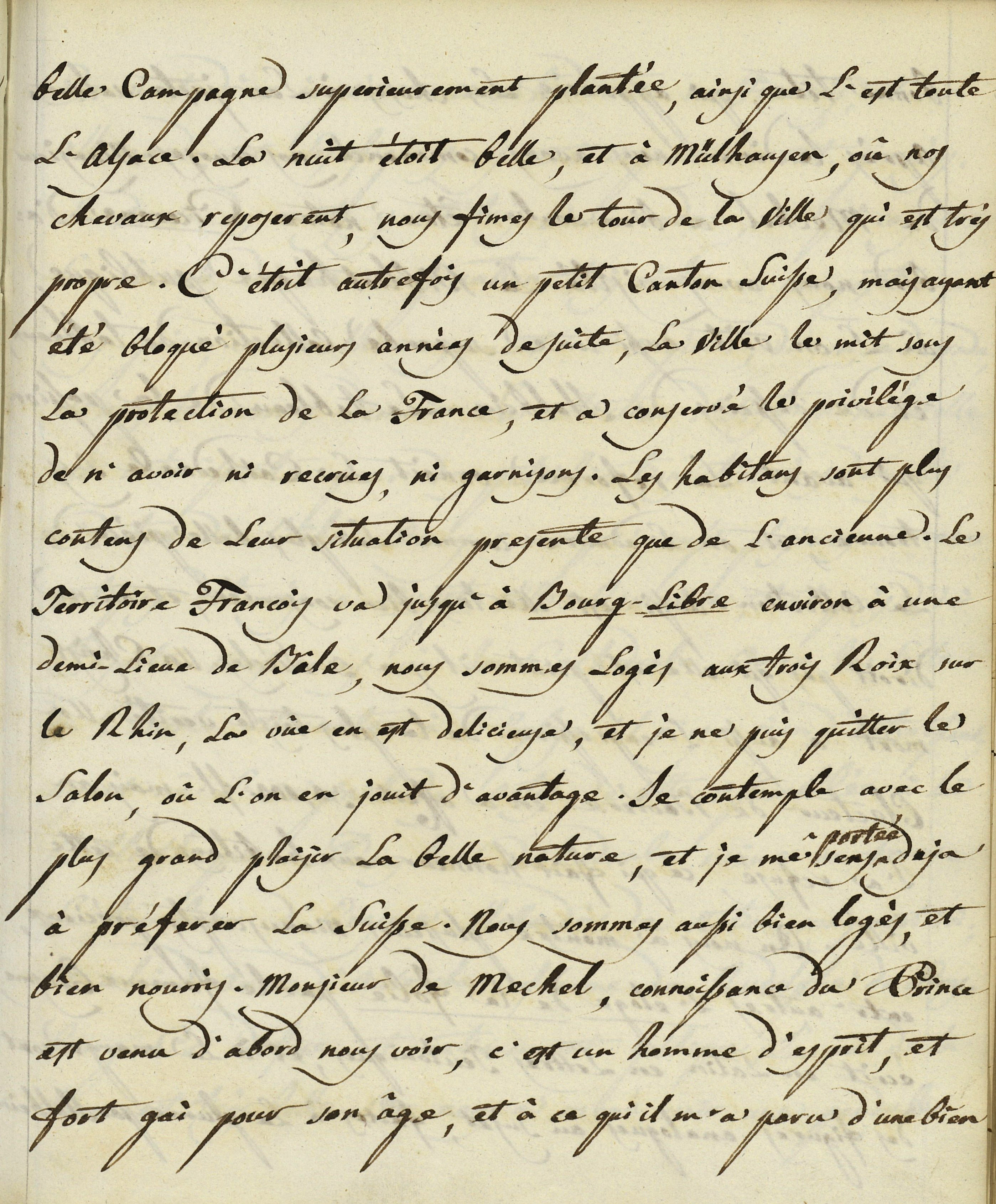 Page du journal sur Mulhouse