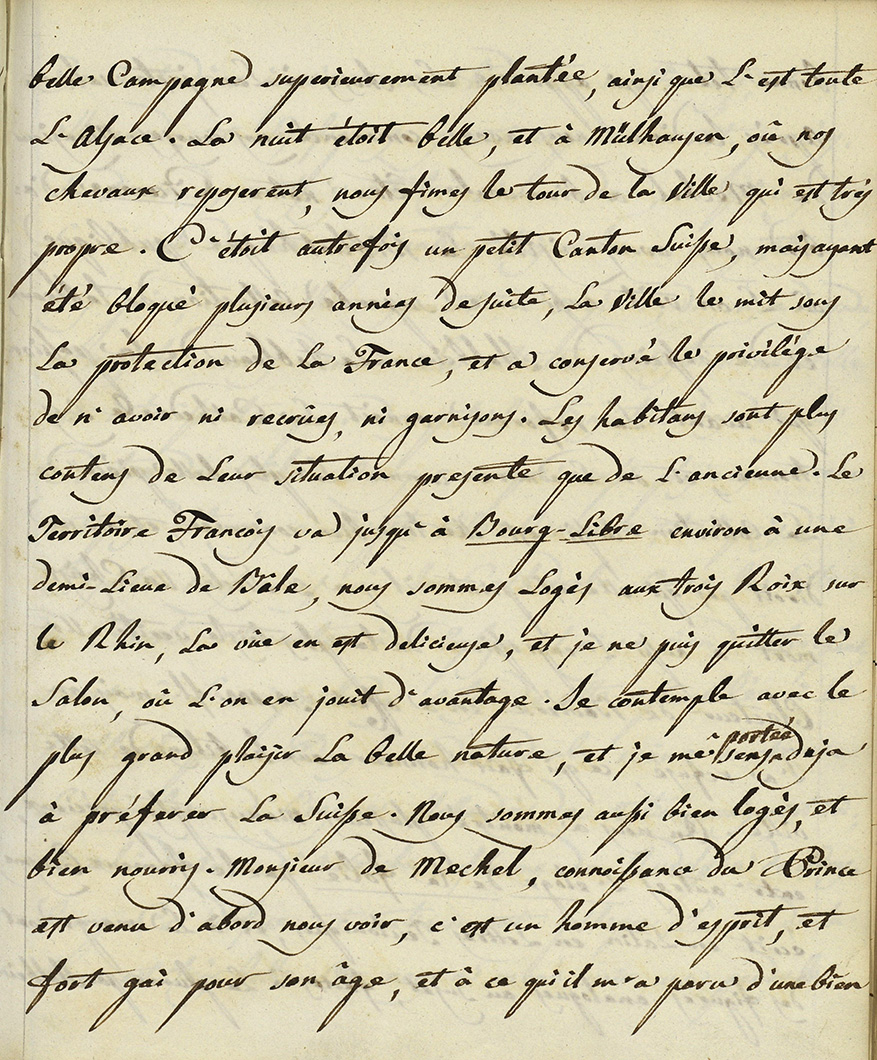 Page du journal sur Mulhouse