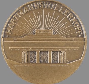 Médaille côté face du Hartmannswillerkopf