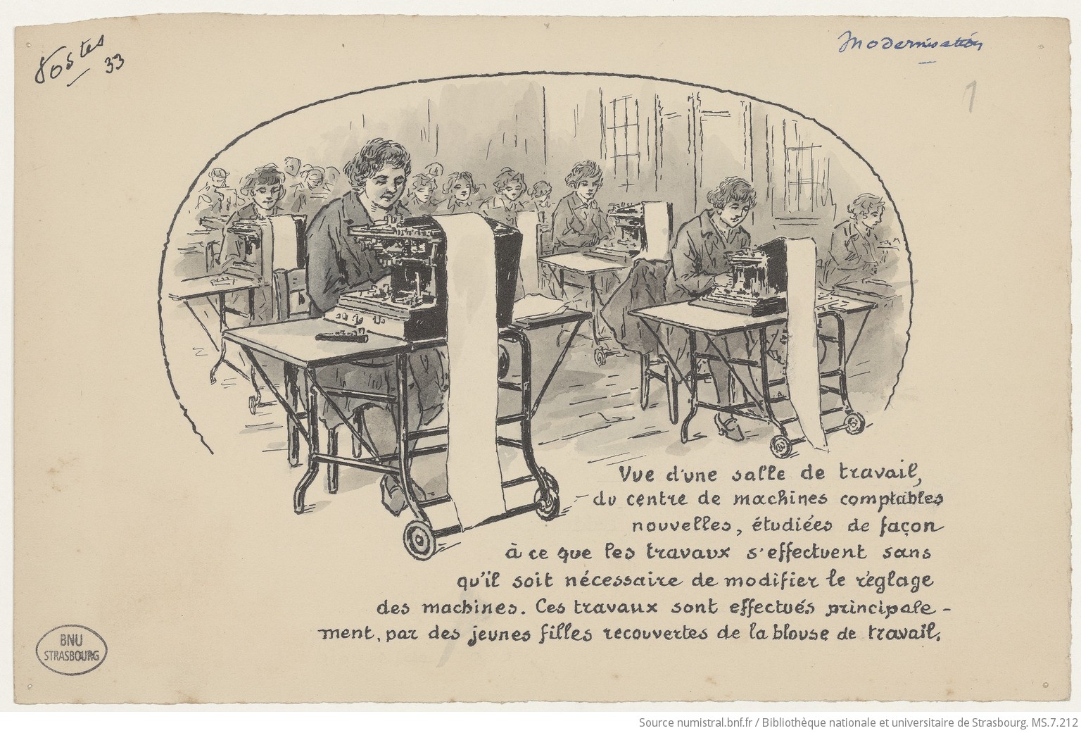 La Poste et ses origines jusqu'à nos jours, Paul Kauffmann, p.33r
