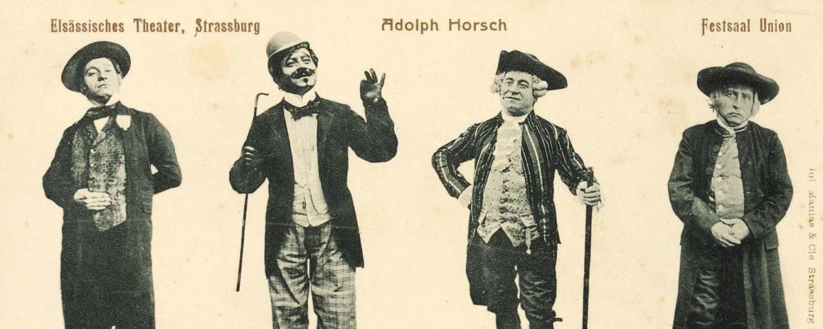      Elsässisches Theater, Strassburg : Adolph Horsch Festaal Union